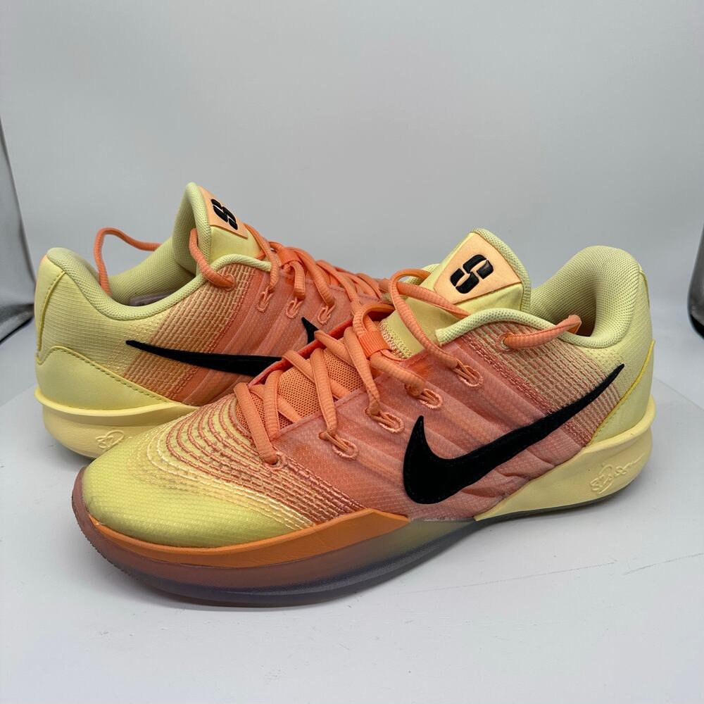 Nike Sabrina 3 'All-Star' Volleyball Soft Yellow Court Sneakers Womens Size 9.5